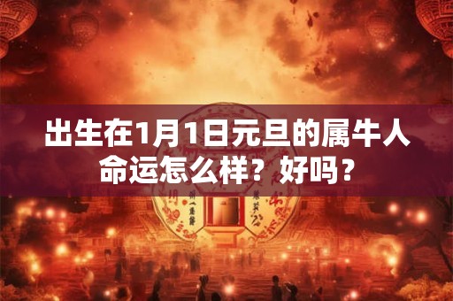 出生在1月1日元旦的属牛人命运怎么样?好吗? 出生在1月1日元旦的属牛人命运怎么样?好吗?