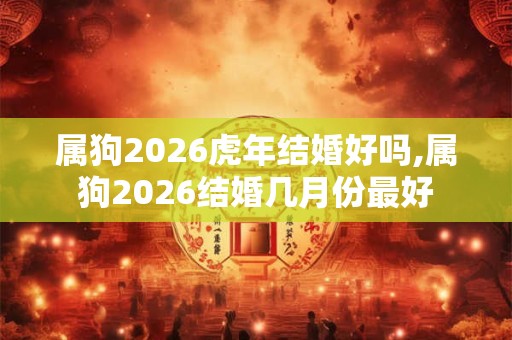 属狗2026虎年结婚好吗,属狗2026结婚几月份最好