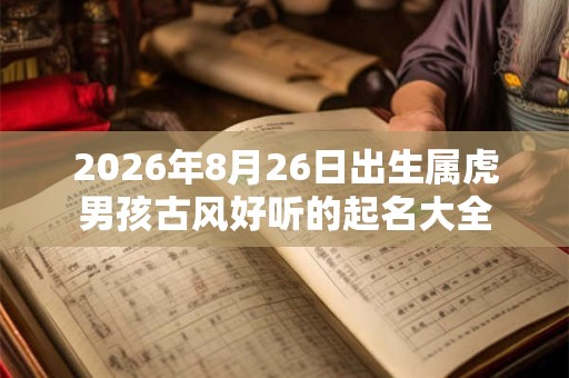 2026年8月26日出生属虎男孩古风好听的起名大全 2026年8月26日出生属虎男孩古风好听的起名大全