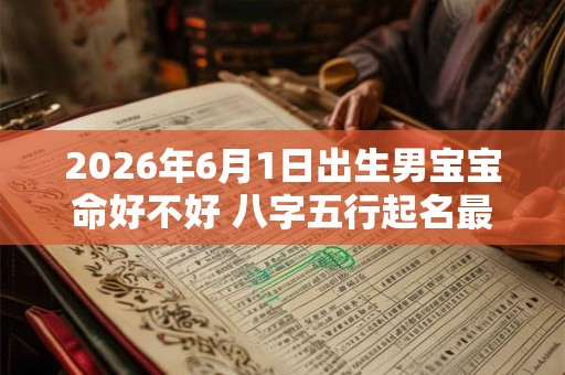 2026年6月1日出生男宝宝命好不好 八字五行起名最全款