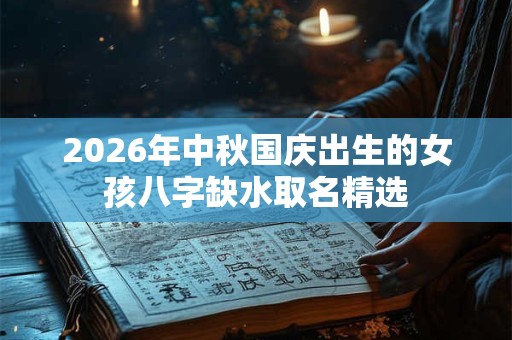 2026年中秋国庆出生的女孩八字缺水取名精选