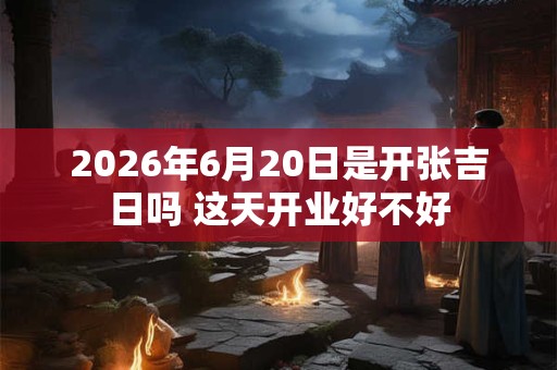 2026年6月20日是开张吉日吗 这天开业好不好