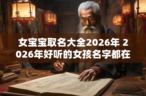 女宝宝取名大全2026年 2026年好听的女孩名字都在这里 女宝宝取名大全2026年 2026年好听的女孩名字都在这里