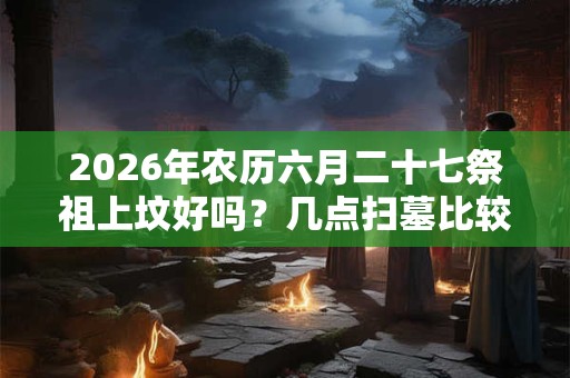 2026年农历六月二十七祭祖上坟好吗？几点扫墓比较好呢？