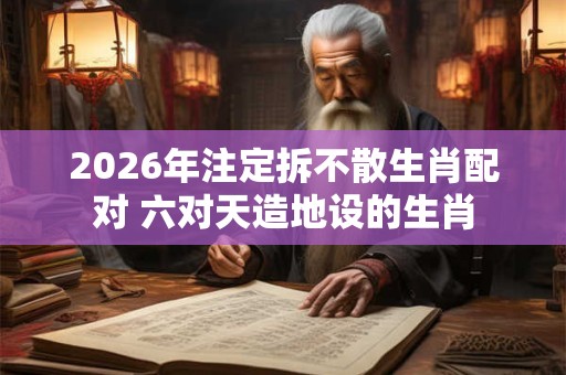 2026年注定拆不散生肖配对 六对天造地设的生肖