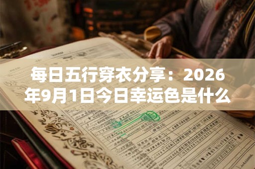 每日五行穿衣分享：2026年9月1日今日幸运色是什么