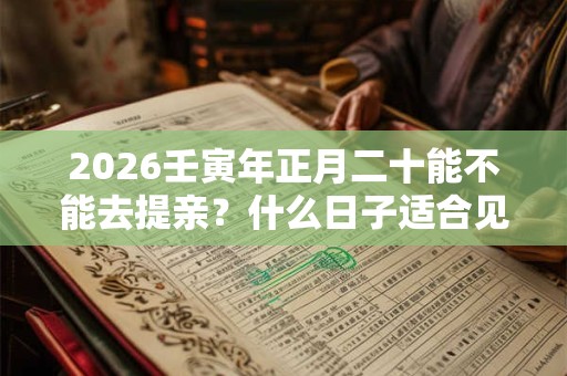2026壬寅年正月二十能不能去提亲?什么日子适合见家长 2026壬寅年正月二十能不能去提亲?什么日子适合见家长