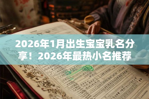 2026年1月出生宝宝乳名分享！2026年最热小名推荐！