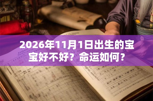2026年11月1日出生的宝宝好不好?命运如何? 2026年11月1日出生的宝宝好不好?命运如何?