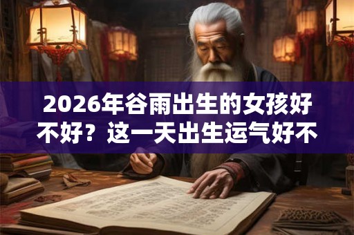 2026年谷雨出生的女孩好不好？这一天出生运气好不好