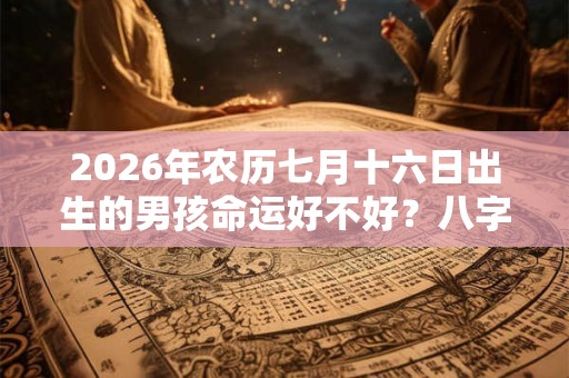 2026年农历七月十六日出生的男孩命运好不好?八字命理分析 2026年农历七月十六日出生的男孩命运好不好?八字命理分析