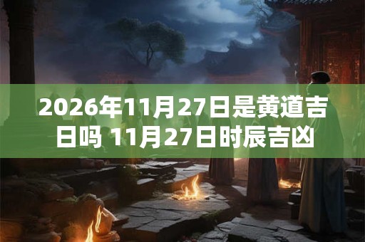 2026年11月27日是黄道吉日吗 11月27日时辰吉凶 2026年11月27日是黄道吉日吗 11月27日时辰吉凶