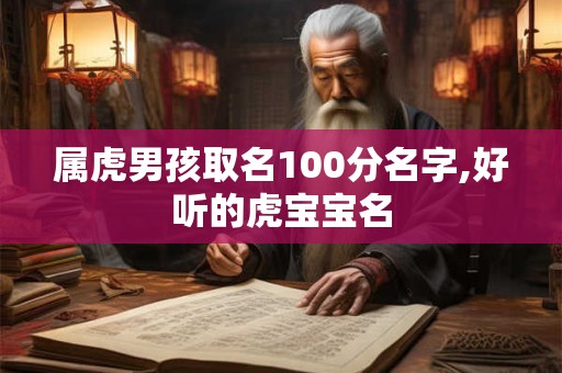 属虎男孩取名100分名字,好听的虎宝宝名