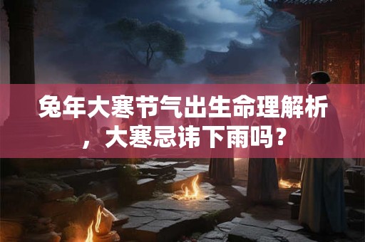 兔年大寒节气出生命理解析,大寒忌讳下雨吗? 兔年大寒节气出生命理解析,大寒忌讳下雨吗?
