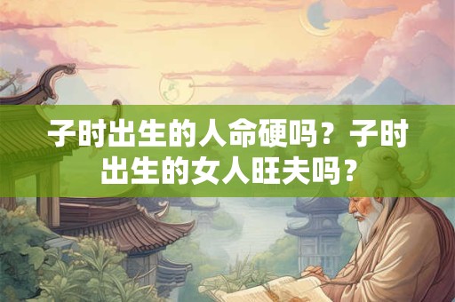 子时出生的人命硬吗？子时出生的女人旺夫吗？