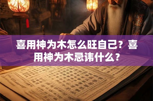 喜用神为木怎么旺自己？喜用神为木忌讳什么？