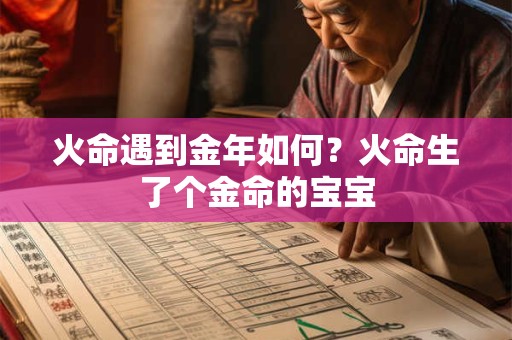 火命遇到金年如何？火命生了个金命的宝宝