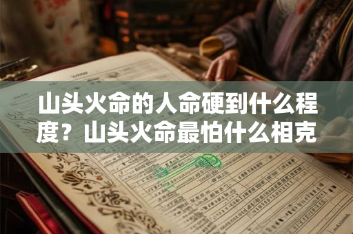 山头火命的人命硬到什么程度？山头火命最怕什么相克？