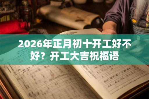 2026年正月初十开工好不好？开工大吉祝福语