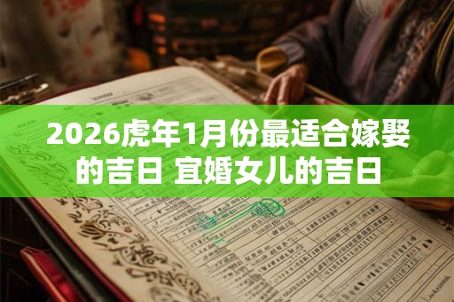 2026虎年1月份最适合嫁娶的吉日 宜婚女儿的吉日