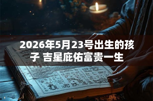 2026年5月23号出生的孩子 吉星庇佑富贵一生