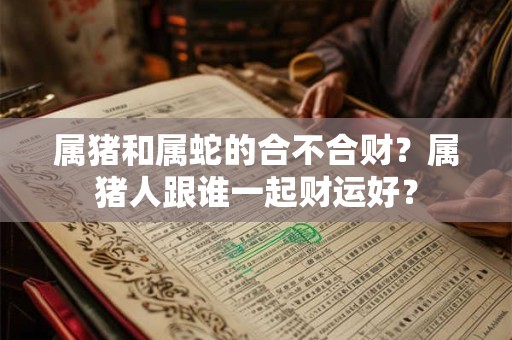 属猪和属蛇的合不合财？属猪人跟谁一起财运好？