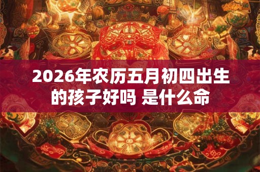 2026年农历五月初四出生的孩子好吗 是什么命