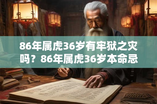 86年属虎36岁有牢狱之灾吗？86年属虎36岁本命忌讳