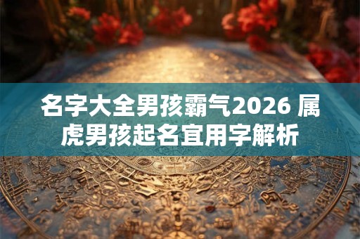 名字大全男孩霸气2026 属虎男孩起名宜用字解析 名字大全男孩霸气2026 属虎男孩起名宜用字解析