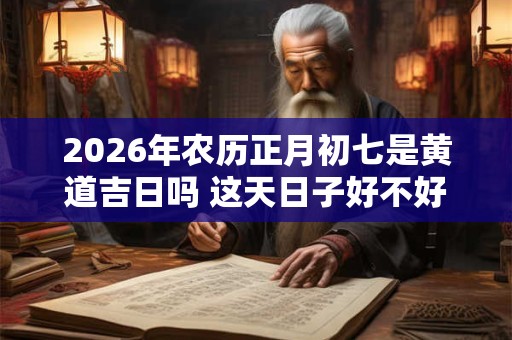 2026年农历正月初七是黄道吉日吗 这天日子好不好