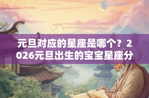 元旦对应的星座是哪个？2026元旦出生的宝宝星座分析