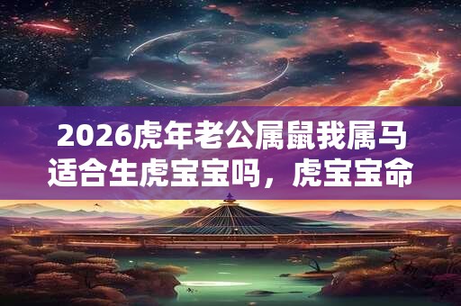 2026虎年老公属鼠我属马适合生虎宝宝吗,虎宝宝命运好吗? 2026虎年老公属鼠我属马适合生虎宝宝吗,虎宝宝命运好吗?