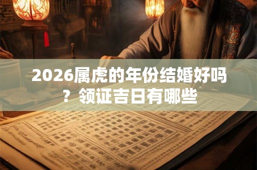 2026属虎的年份结婚好吗？领证吉日有哪些