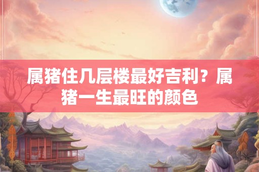 属猪住几层楼最好吉利？属猪一生最旺的颜色