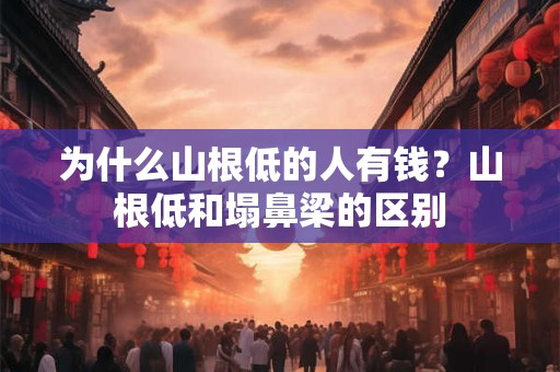为什么山根低的人有钱?山根低和塌鼻梁的区别 为什么山根低的人有钱?山根低和塌鼻梁的区别