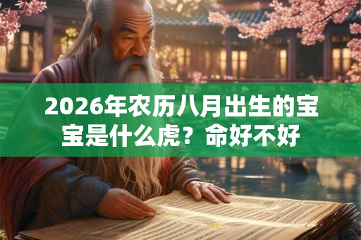 2026年农历八月出生的宝宝是什么虎?命好不好 2026年农历八月出生的宝宝是什么虎?命好不好