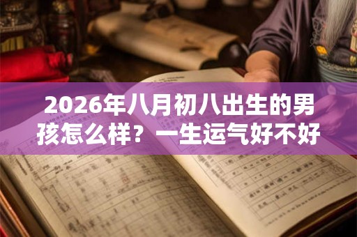 2026年八月初八出生的男孩怎么样?一生运气好不好 2026年八月初八出生的男孩怎么样?一生运气好不好