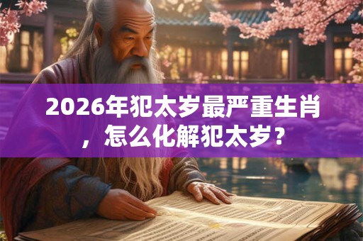2026年犯太岁最严重生肖,怎么化解犯太岁? 2026年犯太岁最严重生肖,怎么化解犯太岁?