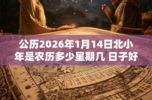 公历2026年1月14日北小年是农历多少星期几 日子好不好 公历2026年1月14日北小年是农历多少星期几 日子好不好
