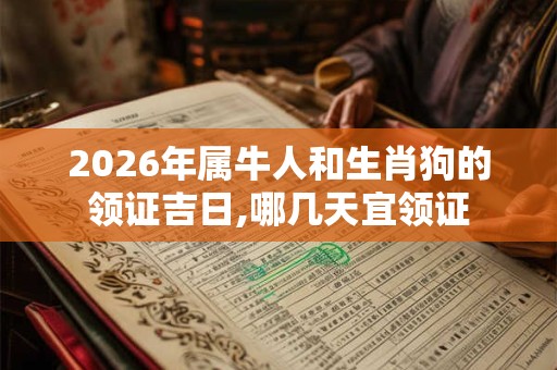 2026年属牛人和生肖狗的领证吉日,哪几天宜领证
