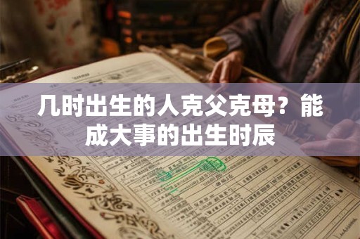 几时出生的人克父克母?能成大事的出生时辰 几时出生的人克父克母?能成大事的出生时辰