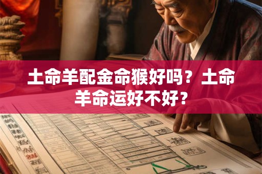 土命羊配金命猴好吗?土命羊命运好不好? 土命羊配金命猴好吗?土命羊命运好不好?