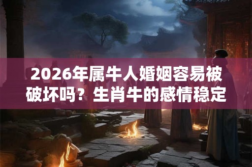 2026年属牛人婚姻容易被破坏吗？生肖牛的感情稳定吗