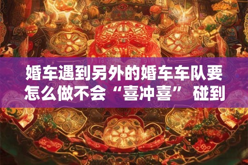 婚车遇到另外的婚车车队要怎么做不会“喜冲喜” 碰到下雨好不好