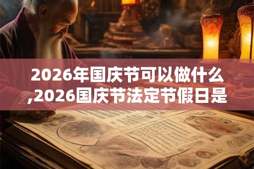 2026年国庆节可以做什么,2026国庆节法定节假日是几天？