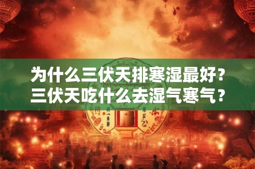 为什么三伏天排寒湿最好？三伏天吃什么去湿气寒气？