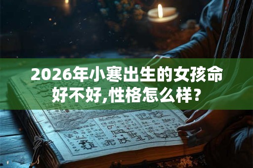 2026年小寒出生的女孩命好不好,性格怎么样？