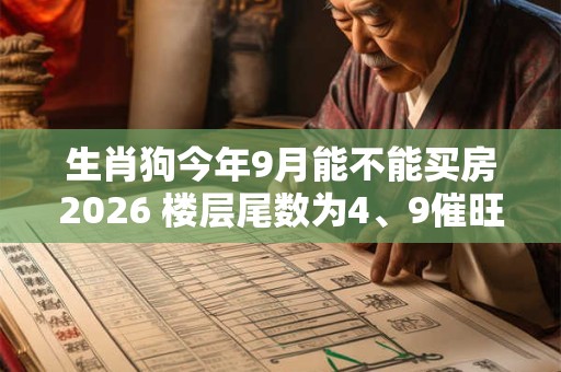生肖狗今年9月能不能买房2026 楼层尾数为4、9催旺运势