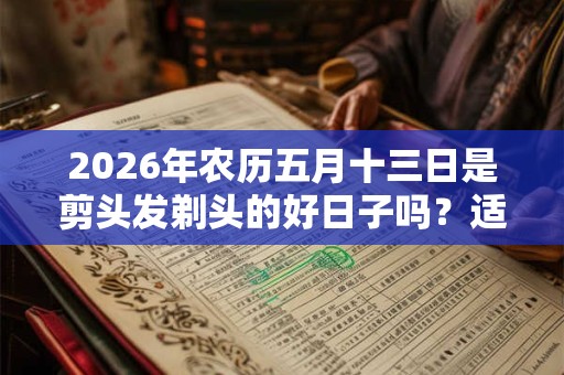 2026年农历五月十三日是剪头发剃头的好日子吗？适宜理发吗