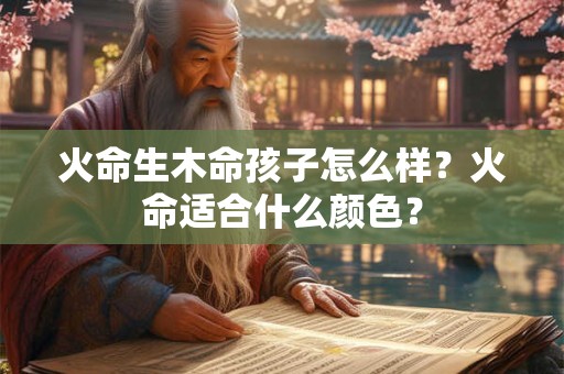 火命生木命孩子怎么样?火命适合什么颜色? 火命生木命孩子怎么样?火命适合什么颜色?